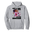 Just Who Loves Soccer African American Hoodie - Streetwear Style Unisex - T-Shirt, Sweatshirt, Hoodie