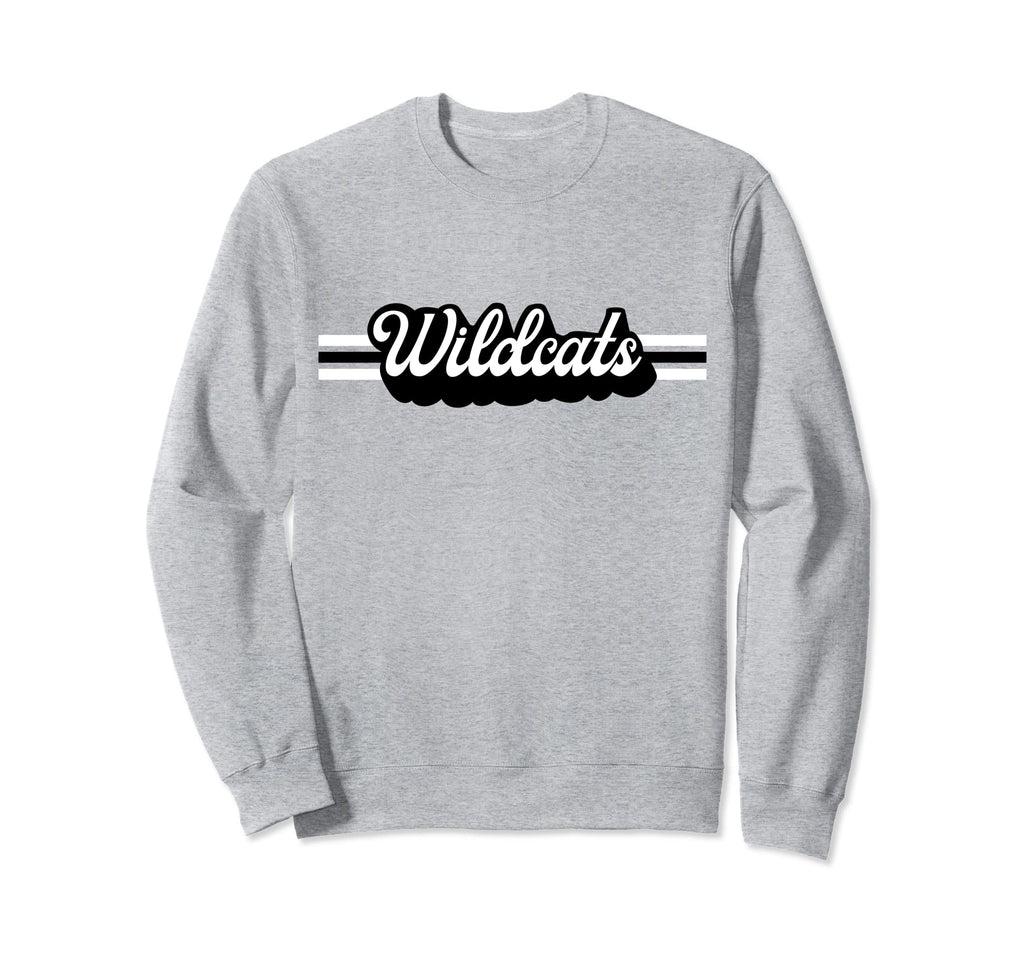 Wildcats Mascot School Spirit Sweatshirt - Casual Everyday Wear for Adults - T-Shirt, Sweatshirt, Hoodie