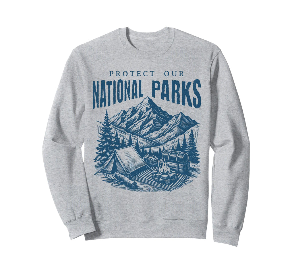 Protect National Parks Defend Sweatshirt - Custom Art Print for Adults - T-Shirt, Sweatshirt, Hoodie