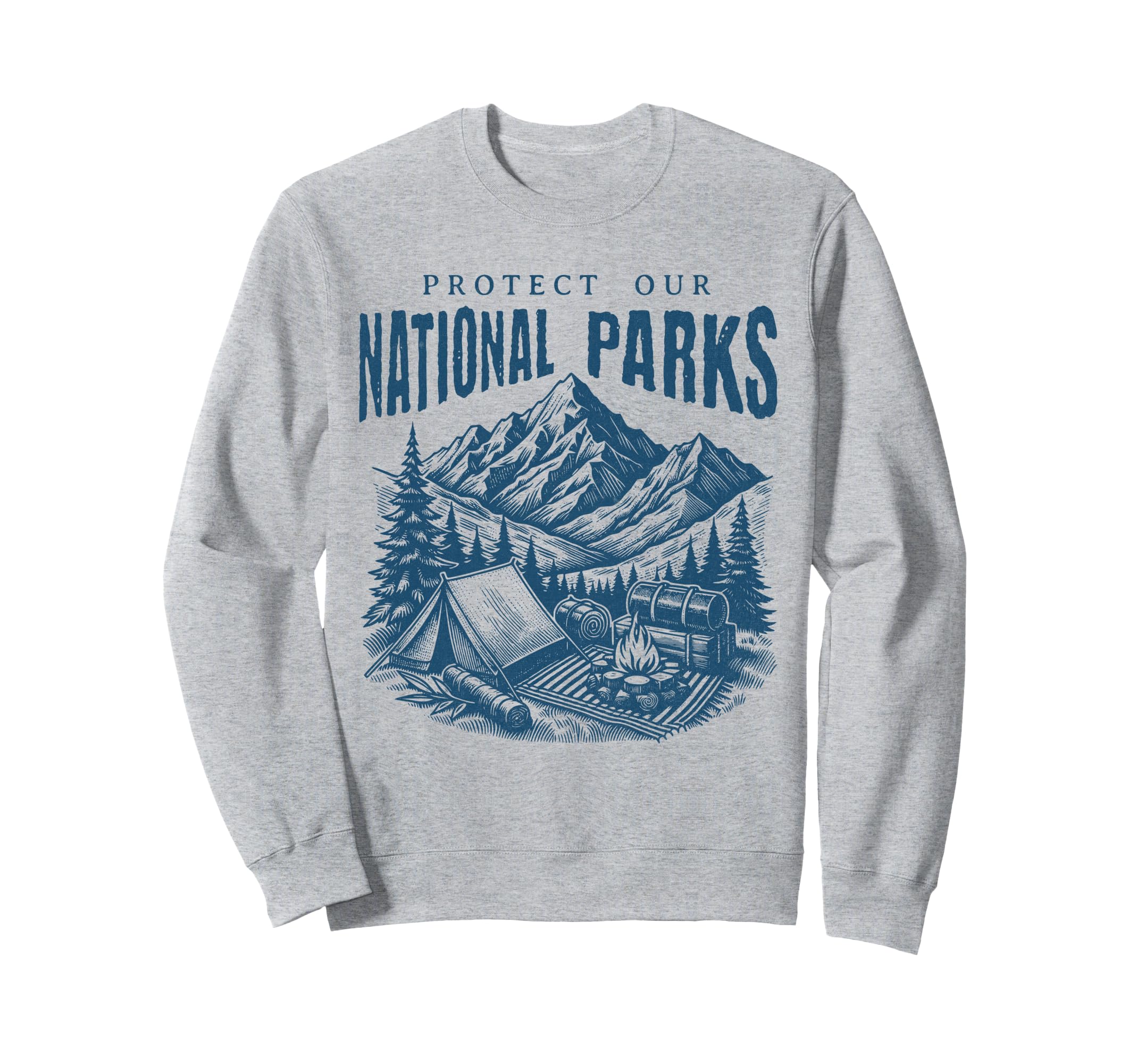 Protect National Parks Defend Sweatshirt - Custom Art Print for Adults - T-Shirt, Sweatshirt, Hoodie