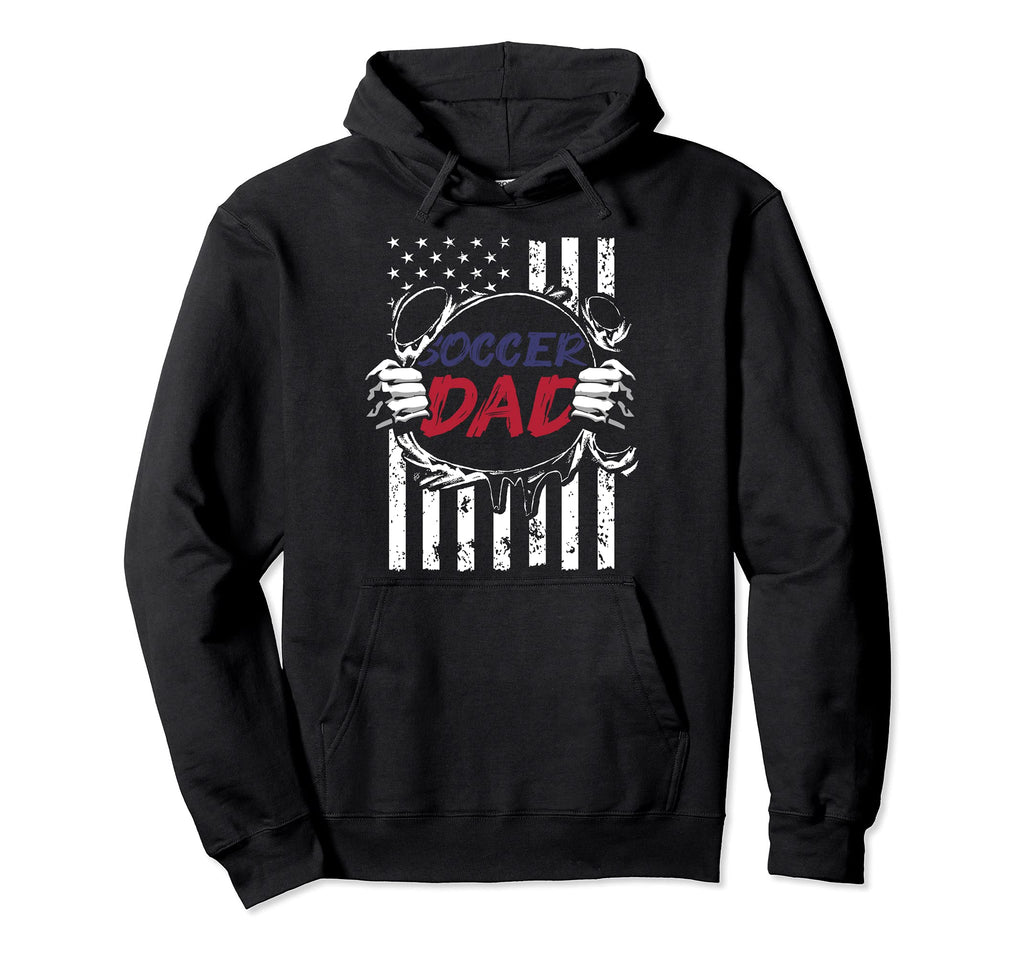 New First Time Dad To Be Soccer Daddy Hoodie - Unique Graphic Unisex - T-Shirt, Sweatshirt, Hoodie