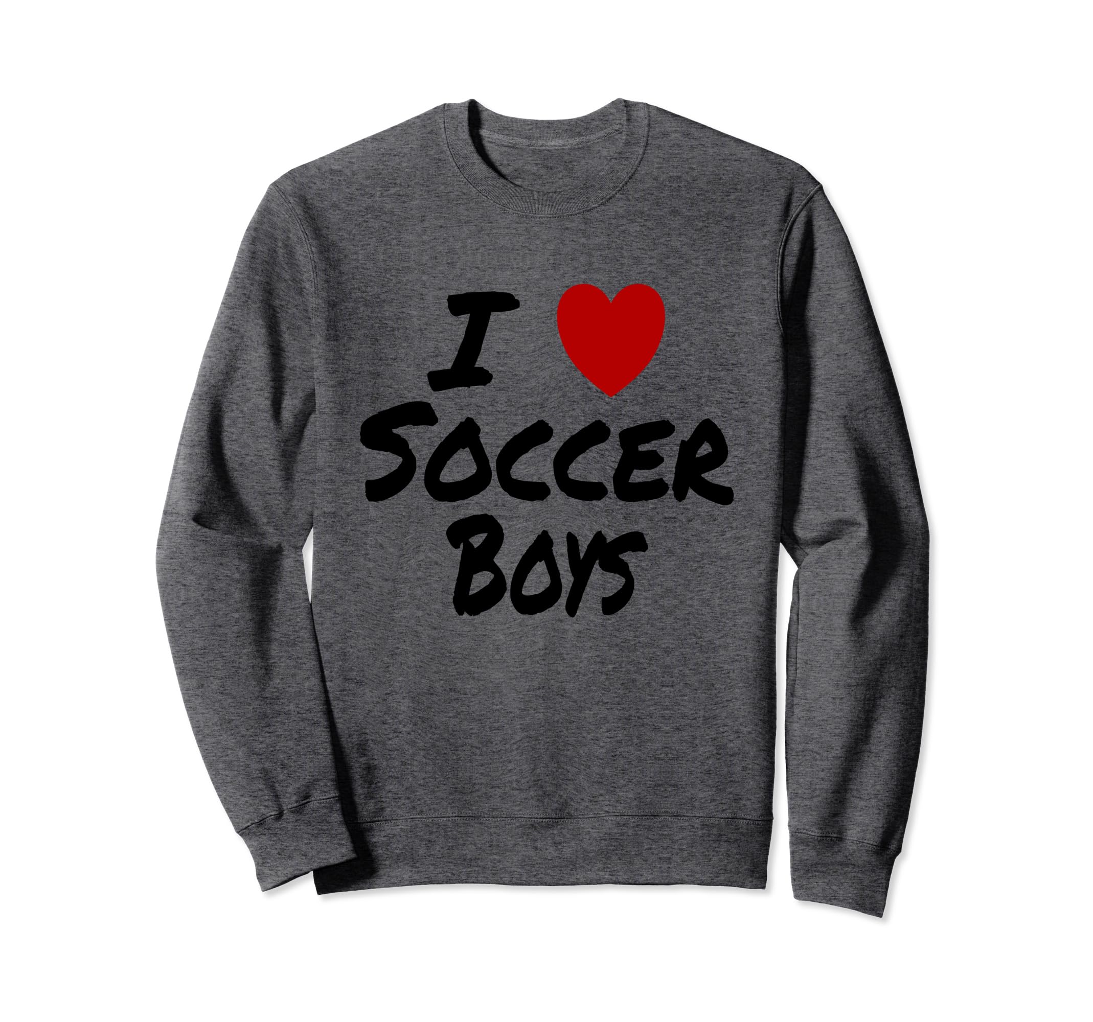 I Heart Love Soccer Hot Sexy Athletic Sweatshirt - Minimalist Print Unisex - T-Shirt, Sweatshirt, Hoodie