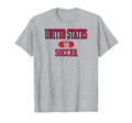 United States Soccer Varsity Gray T-Shirt - Fun Novelty Design Unisex - T-Shirt, Sweatshirt, Hoodie