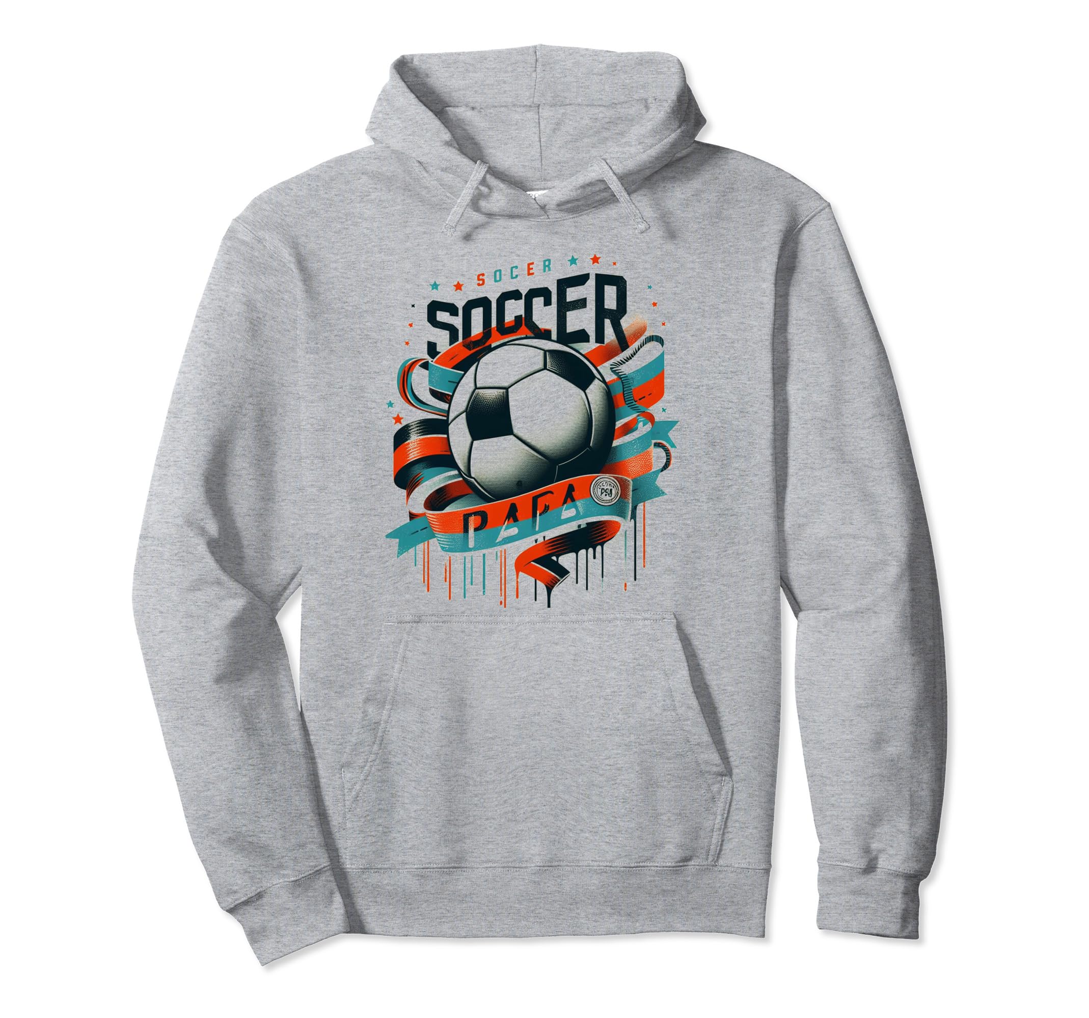 Soccer Papa Family Matching Dad Fathers Day Hoodie - Novelty Apparel Unisex - T-Shirt, Sweatshirt, Hoodie