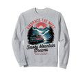 Great Smoky Mountains Camping Sweatshirt - Minimalist Print Men Women - T-Shirt, Sweatshirt, Hoodie