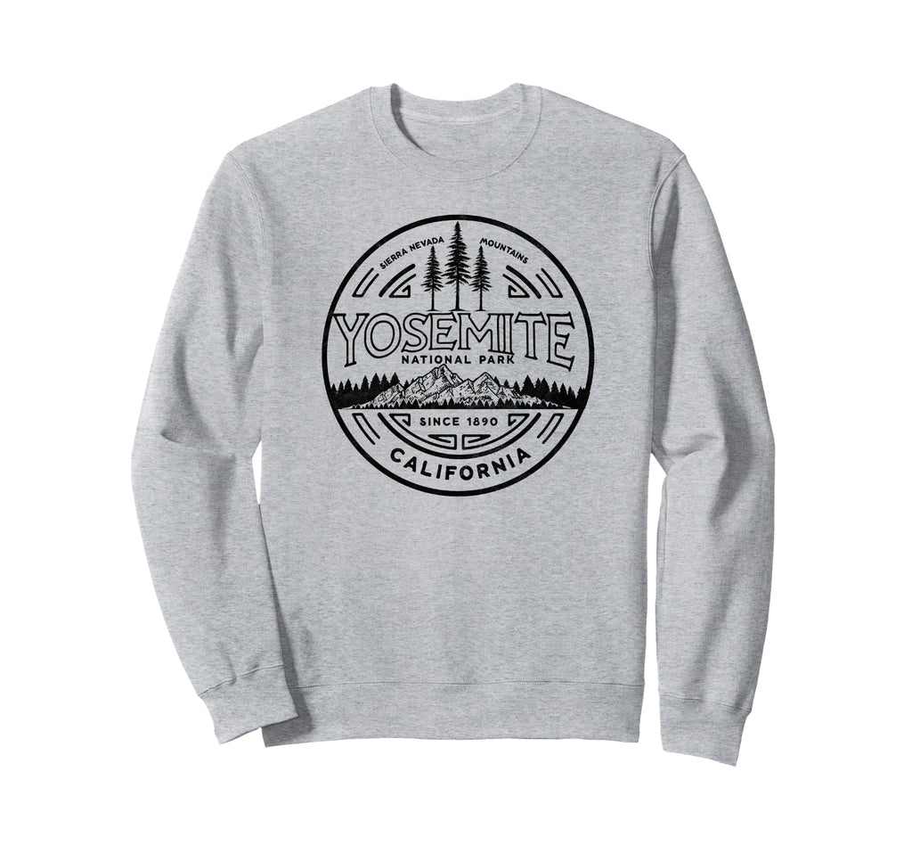 Yosemite National Park Distressed Sweatshirt - Graphic Print Men Women - T-Shirt, Sweatshirt, Hoodie