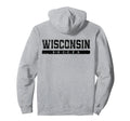Wisconsin Soccer Black Text Hoodie - Streetwear Style for Adults - T-Shirt, Sweatshirt, Hoodie