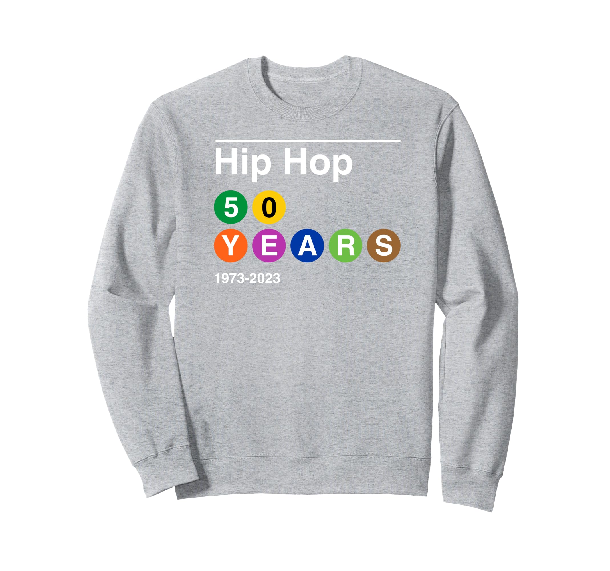 Old School 90S Hip Hop 1973 2023 Sweatshirt - Custom Art Print for Adults - T-Shirt, Sweatshirt, Hoodie