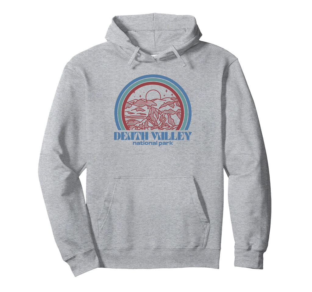 Death Valley National Park Outdoor Hoodie - Minimalist Print for Adults - T-Shirt, Sweatshirt, Hoodie