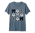 Soccer Coquette Bow Funny Coquette Bow T-Shirt - Unique Graphic Men Women - T-Shirt, Sweatshirt, Hoodie