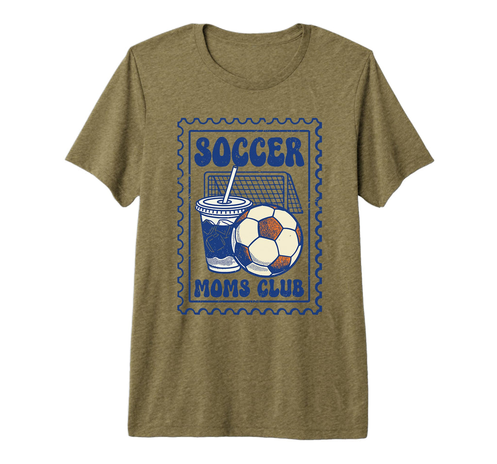 Soccer Moms Club Tri Blend T-Shirt - Casual Everyday Wear Men Women - T-Shirt, Sweatshirt, Hoodie
