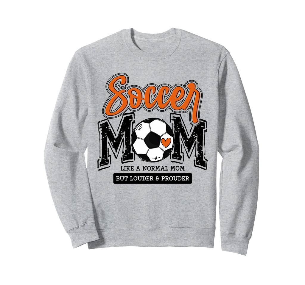 Soccer Mom Orange Soccer Player Calls Sweatshirt - Unique Graphic Unisex - T-Shirt, Sweatshirt, Hoodie