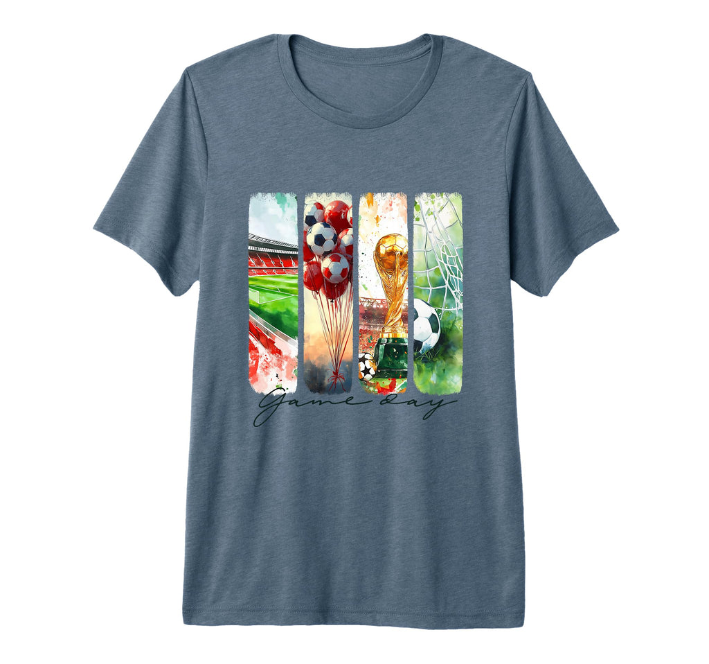 Game Day Soccer Ball Sports Coquette T-Shirt - Novelty Apparel Unisex - T-Shirt, Sweatshirt, Hoodie