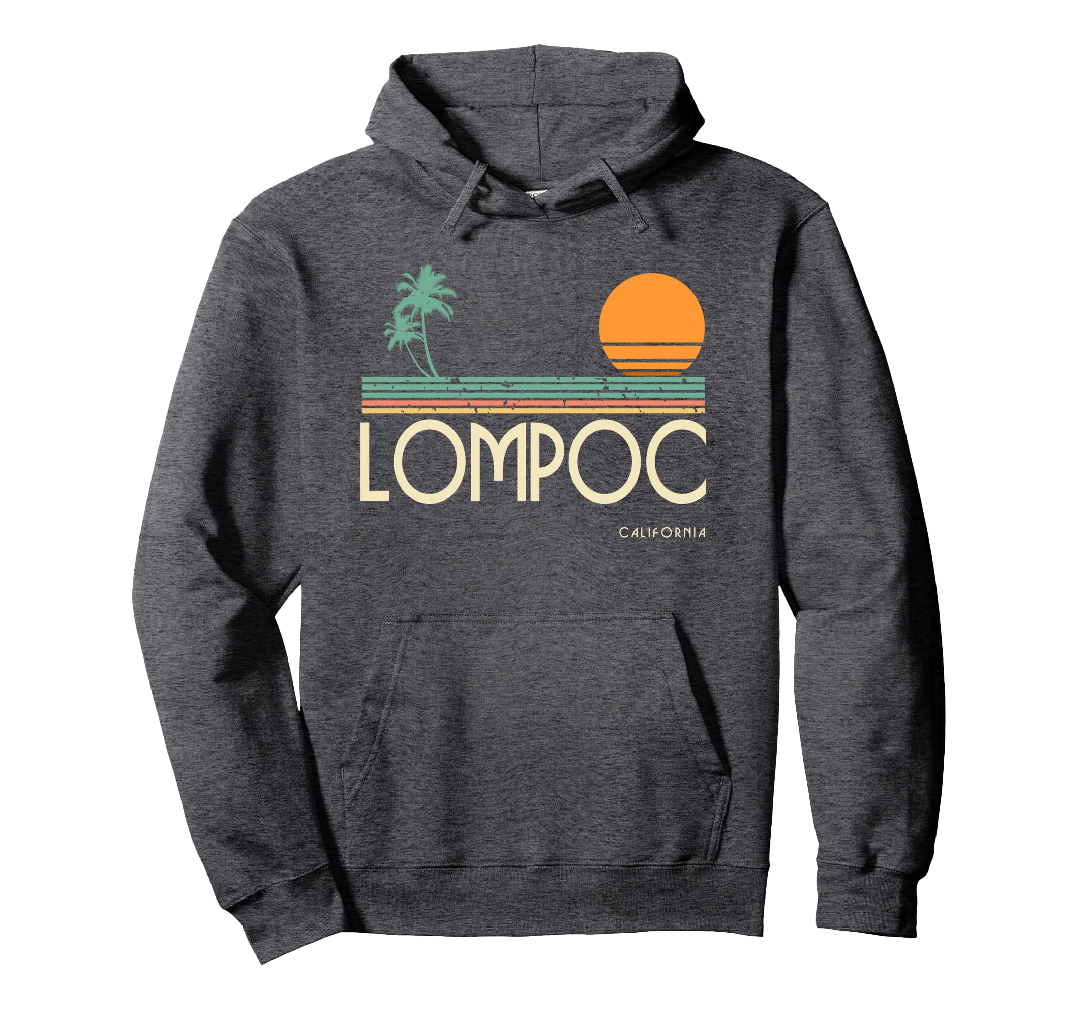 Lompoc California Surf Hoodie - Casual Everyday Wear Unisex - T-Shirt, Sweatshirt, Hoodie