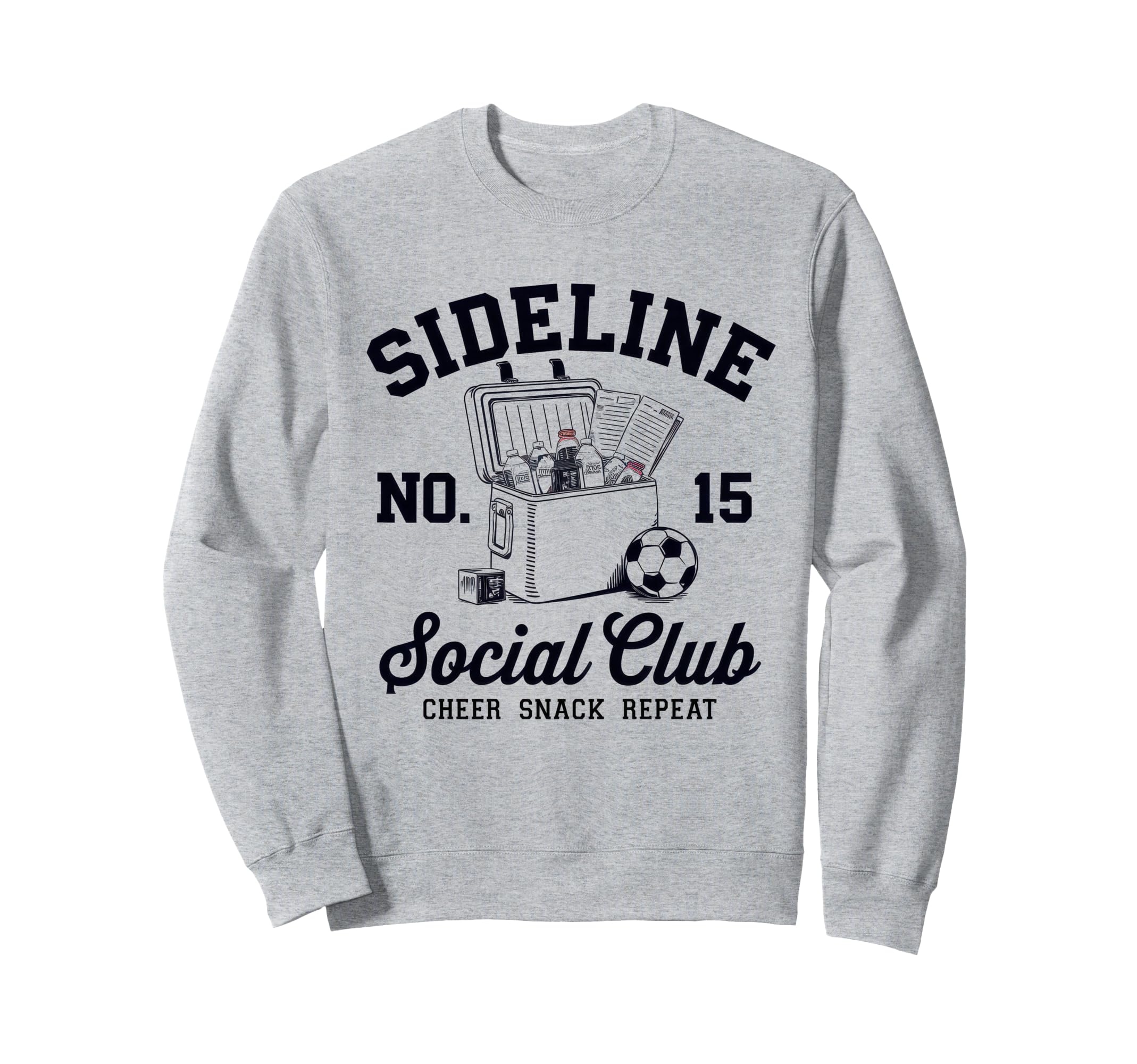 Sideline Social Club Soccer Mom Game Sweatshirt - Aesthetic Graphic Unisex - T-Shirt, Sweatshirt, Hoodie