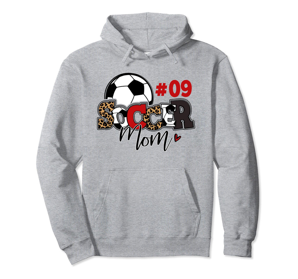 Soccer Mom 09 Custom Number Mothers Hoodie - Minimalist Print Men Women - T-Shirt, Sweatshirt, Hoodie