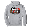 Soccer Mom 09 Custom Number Mothers Hoodie - Minimalist Print Men Women - T-Shirt, Sweatshirt, Hoodie