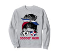Soccer Mom Dominican Messy Bun Sweatshirt - Novelty Apparel for Adults - T-Shirt, Sweatshirt, Hoodie