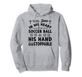 Jesus Heart He Is Unstoppable Soccer Hoodie - Streetwear Style Men Women - T-Shirt, Sweatshirt, Hoodie