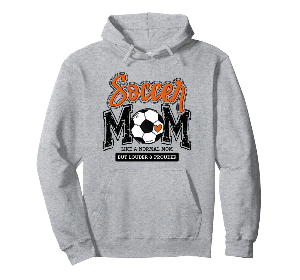 Soccer Mom Orange Soccer Player Calls Hoodie - Aesthetic Graphic Men Women - T-Shirt, Sweatshirt, Hoodie