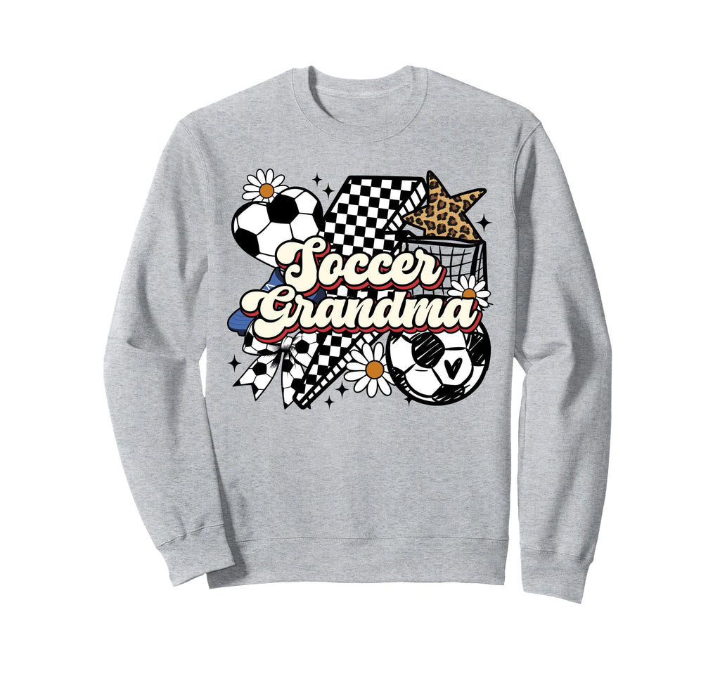 Soccer Grandma Funny Leopard Sweatshirt - Novelty Apparel for Adults - T-Shirt, Sweatshirt, Hoodie