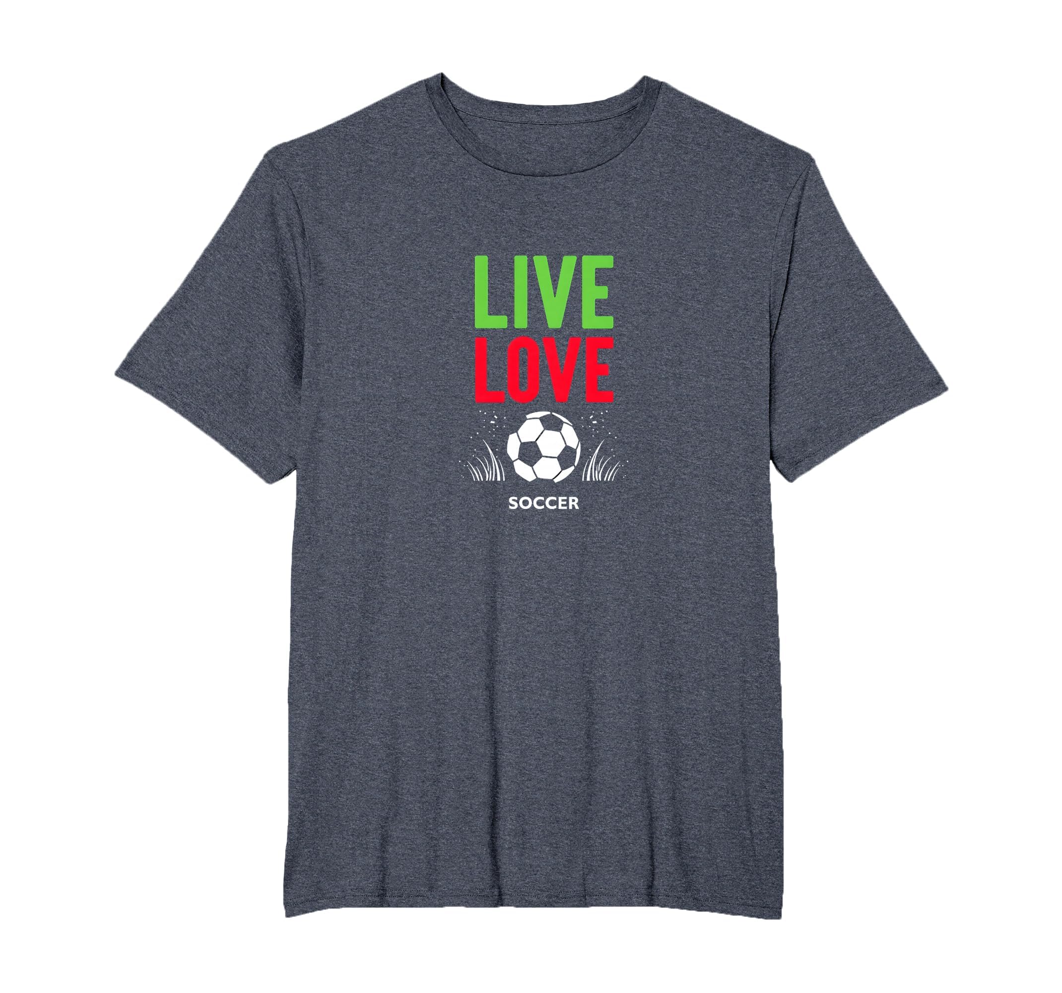 Live Love Soccer Inspiring Sports Fan T-Shirt - Aesthetic Graphic Unisex - T-Shirt, Sweatshirt, Hoodie