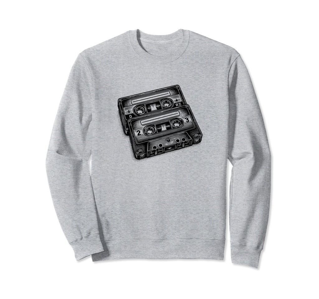 Cassette Tapes Simple 80S 90S Sweatshirt - Streetwear Style Unisex - T-Shirt, Sweatshirt, Hoodie
