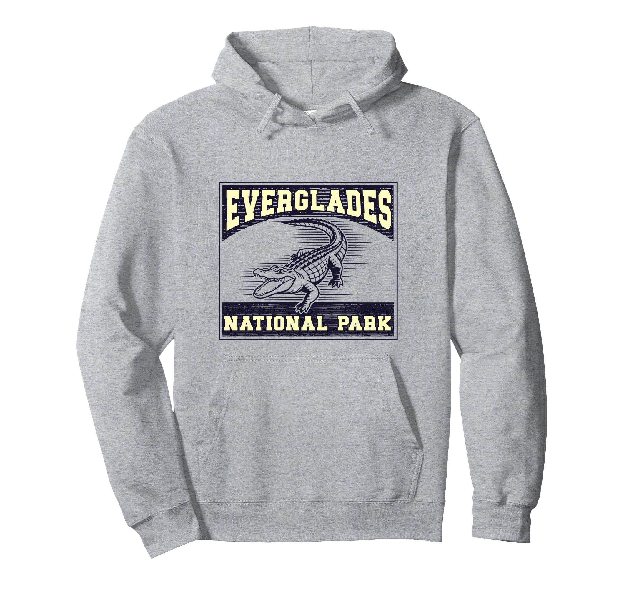 Everglades National Park Florida Hoodie - Minimalist Print for Adults - T-Shirt, Sweatshirt, Hoodie