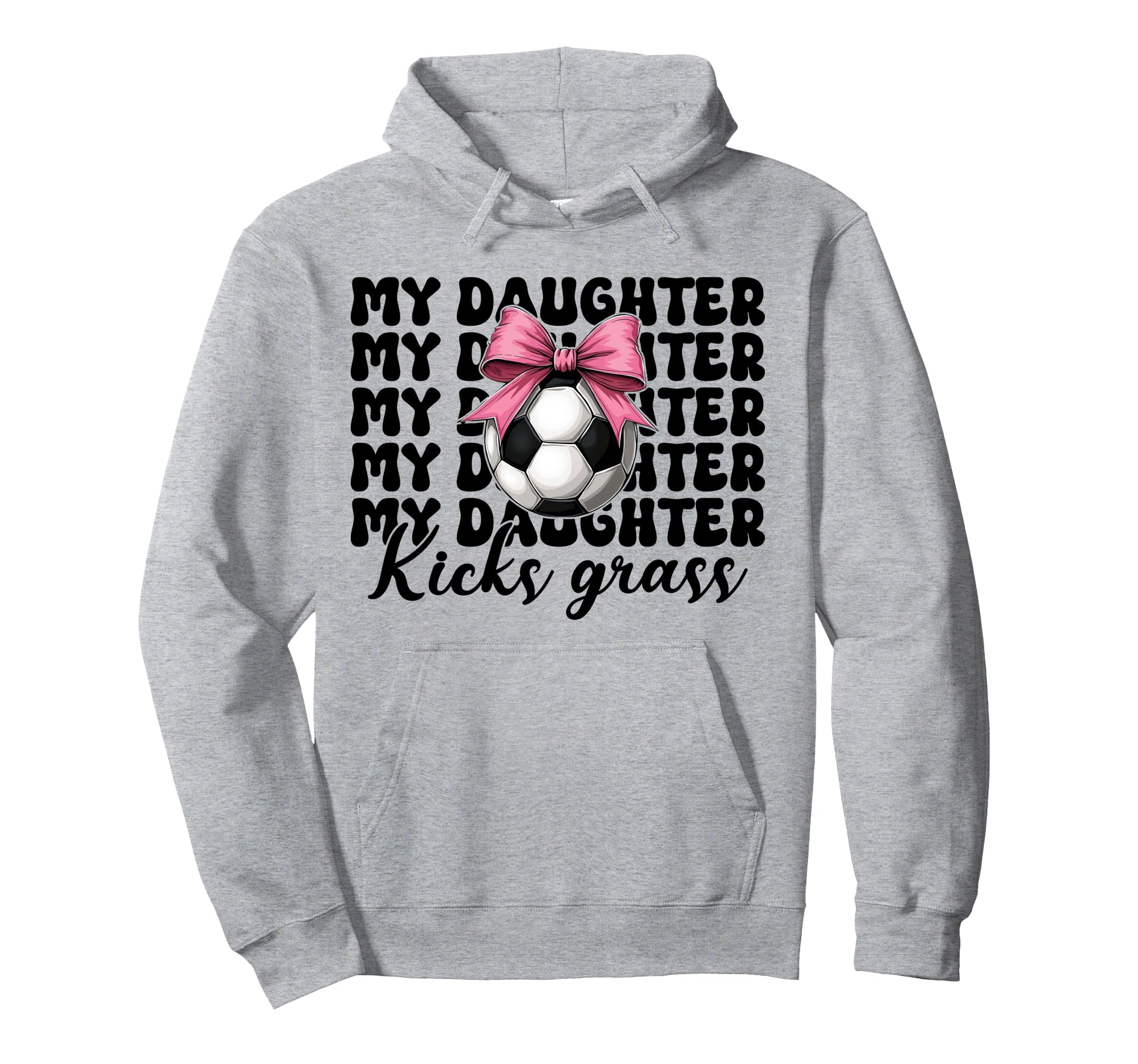 Soccer Mom Soccer Mama Coquette Bow My Hoodie - Trendy Graphic for Adults - T-Shirt, Sweatshirt, Hoodie