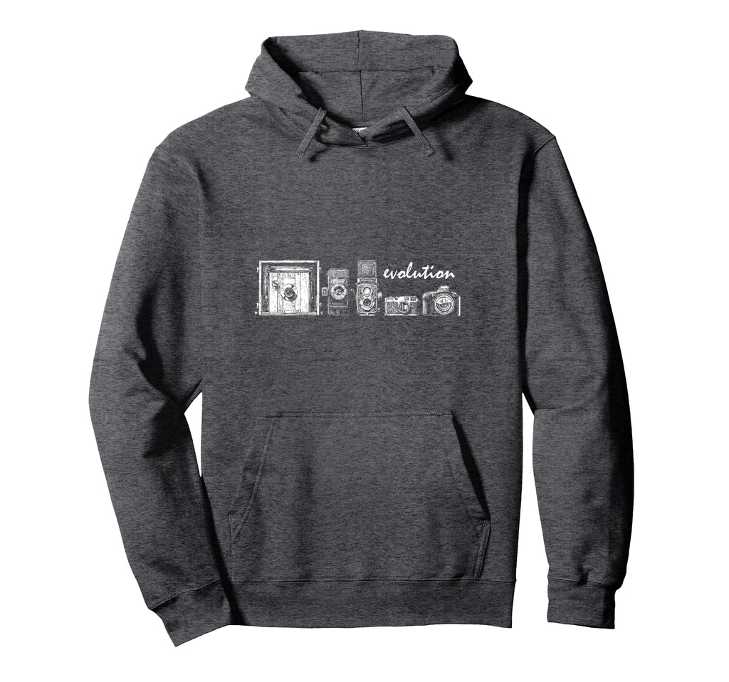 Evolution Camera Photography Novelty Hoodie - Custom Art Print Unisex - T-Shirt, Sweatshirt, Hoodie