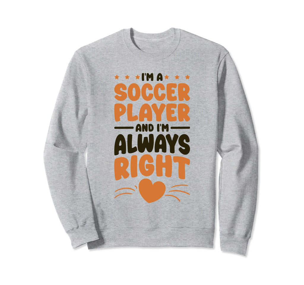 I Am Soccer Players Designs Soccer Sweatshirt - Minimalist Print Unisex - T-Shirt, Sweatshirt, Hoodie