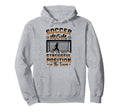 Soccer Mother Gameday Soccer Mom Hoodie - Trendy Graphic for Adults - T-Shirt, Sweatshirt, Hoodie