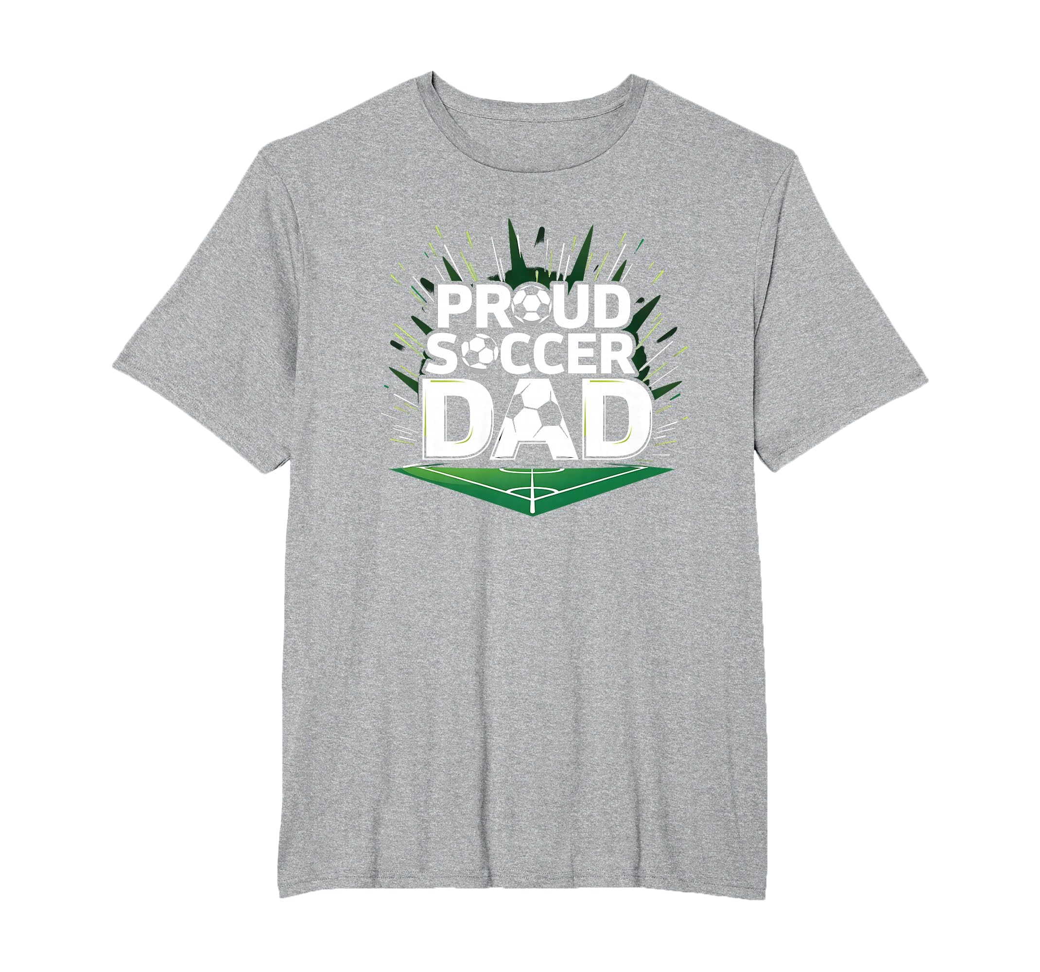 Proud Soccer Dad Cheering Sideline Champion T-Shirt - Graphic Print Unisex - T-Shirt, Sweatshirt, Hoodie