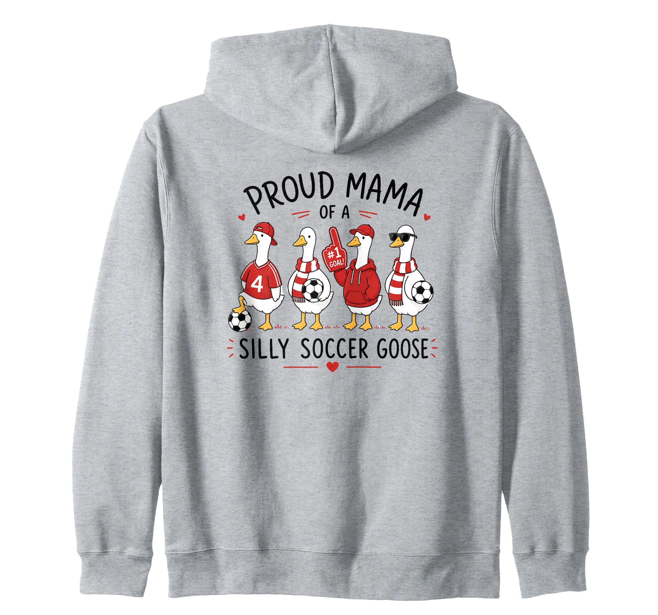 Proud Mama Silly Soccer Goose Mom T-Shirt - Streetwear Style Unisex - T-Shirt, Sweatshirt, Hoodie