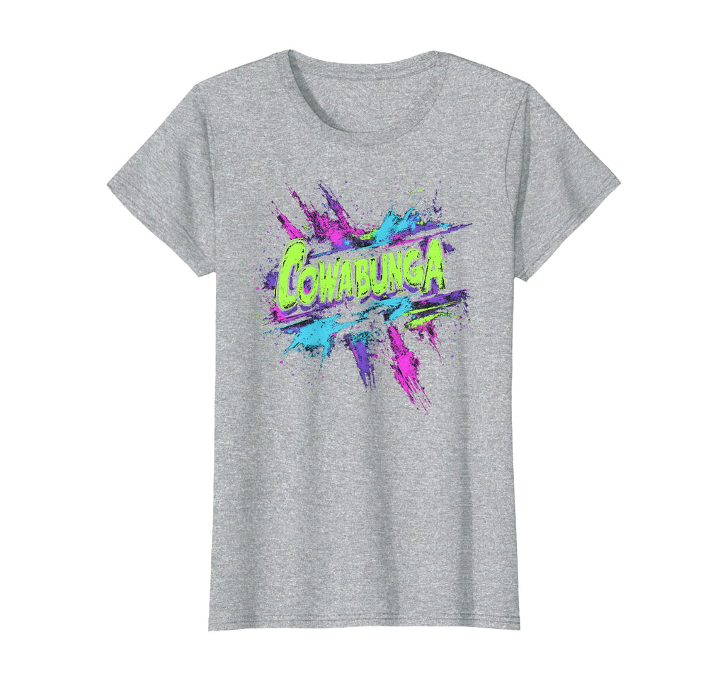 Cowabunga 80S 90S Nostalgia Slang T-Shirt - Novelty Apparel for Adults - T-Shirt, Sweatshirt, Hoodie