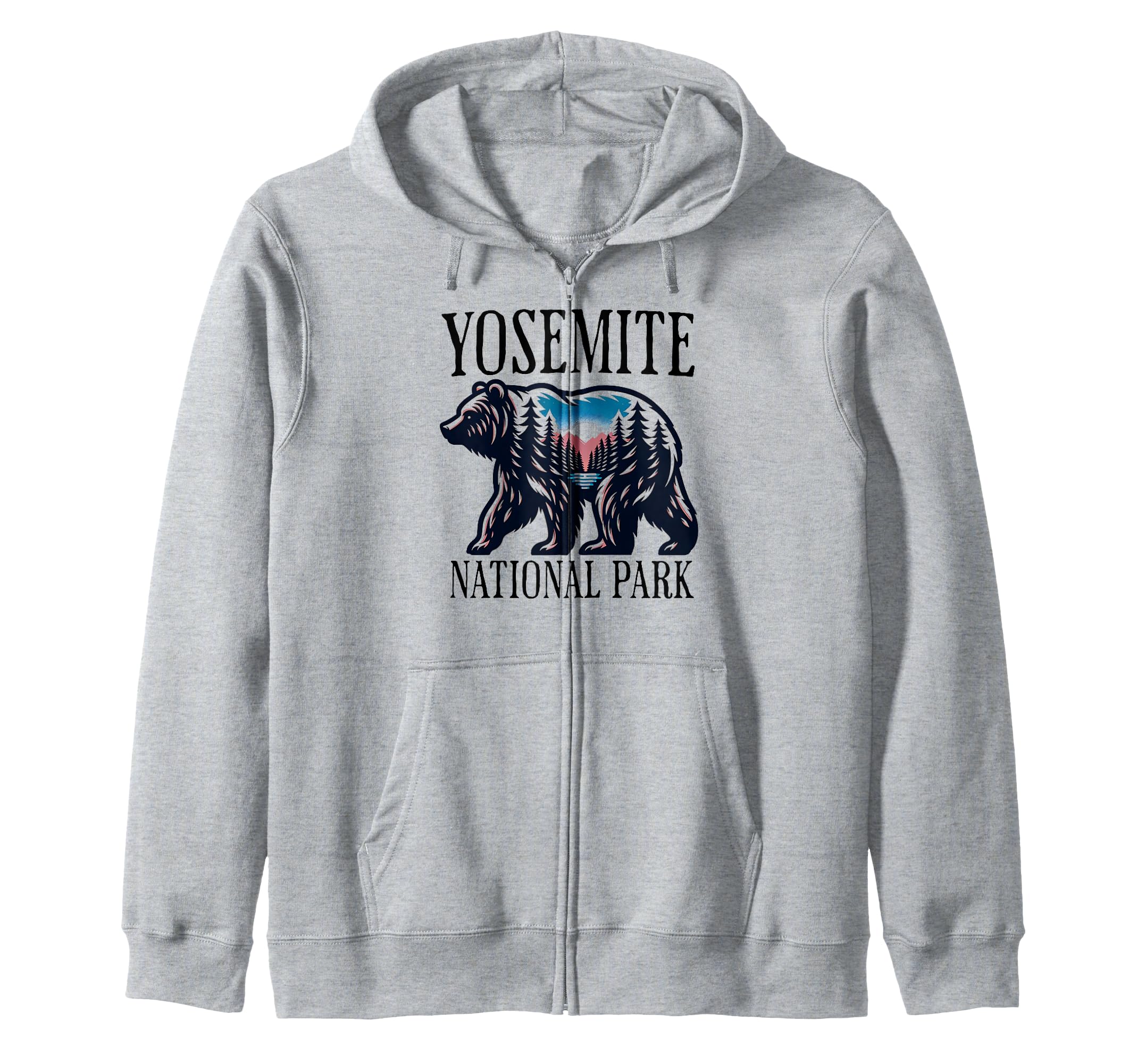 Yosemite National Park California Usa Hoodie - Minimalist Print Men Women - T-Shirt, Sweatshirt, Hoodie