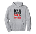 Football Soccer Life Is About Goals Hoodie - Streetwear Style Men Women - T-Shirt, Sweatshirt, Hoodie