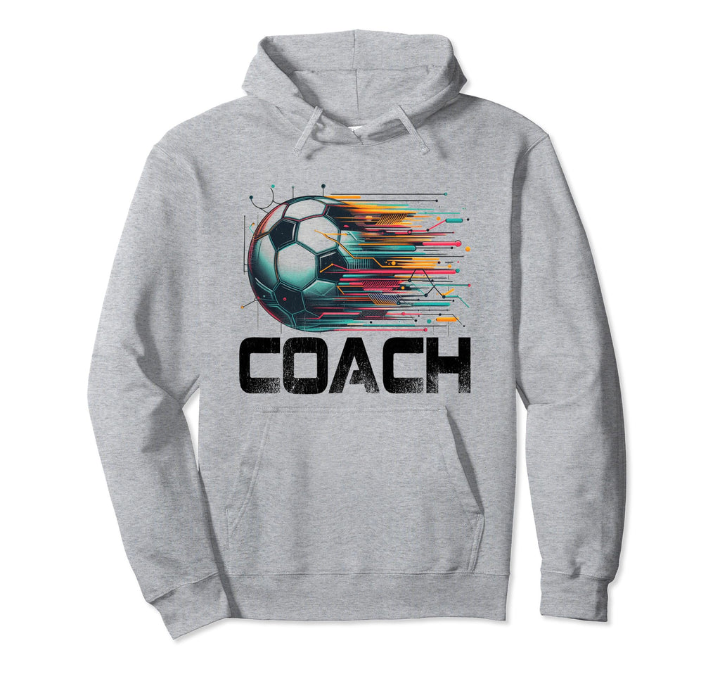 Soccer Coach Training Coaching Football Hoodie - Graphic Print Men Women - T-Shirt, Sweatshirt, Hoodie