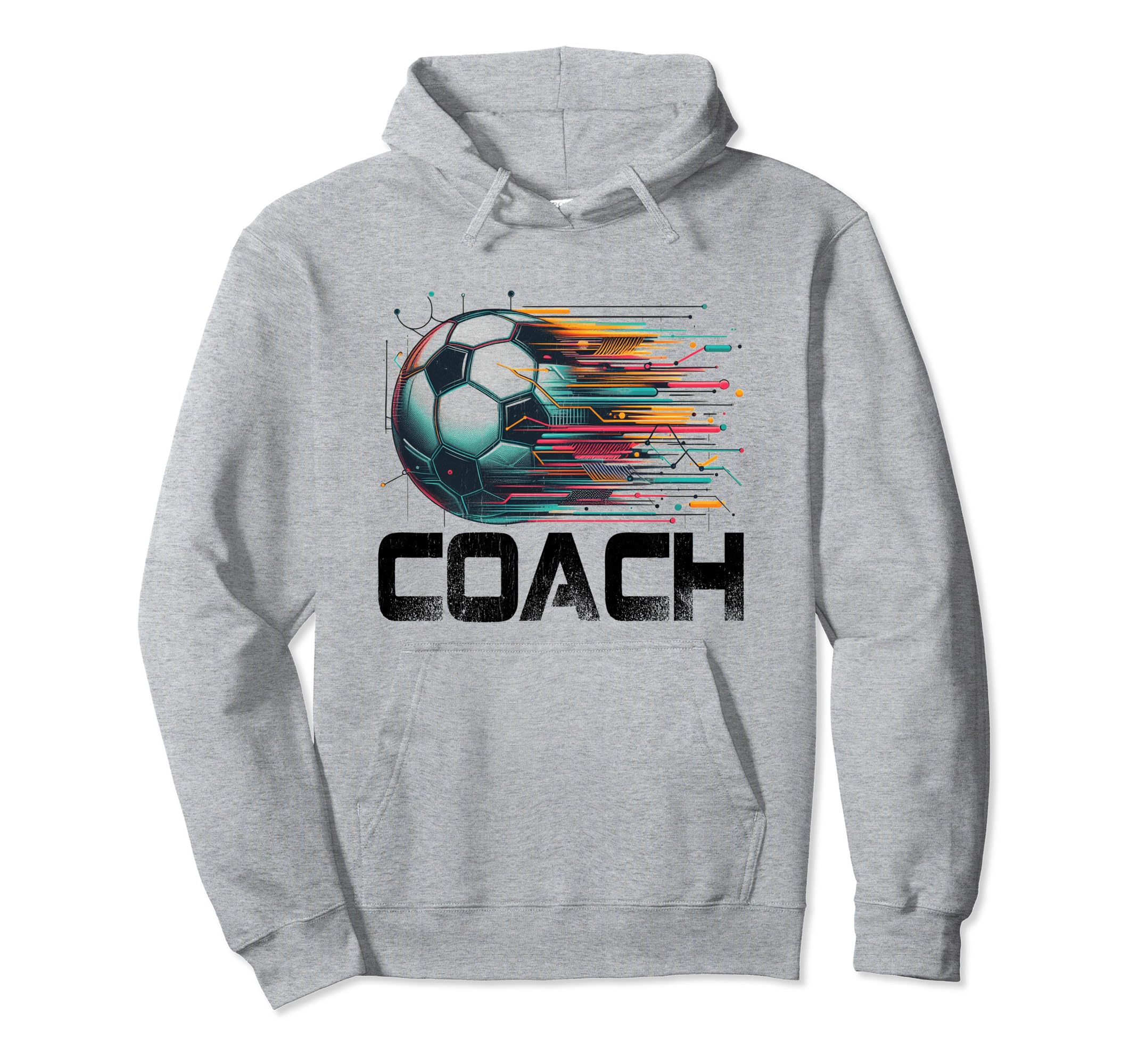 Soccer Coach Training Coaching Football Hoodie - Graphic Print Men Women - T-Shirt, Sweatshirt, Hoodie