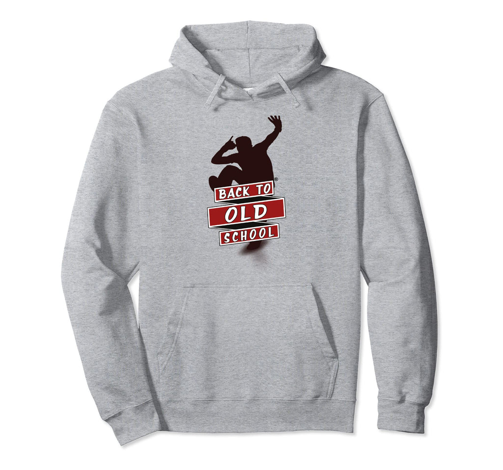 Hip Hop Back To Oldschool Hoodie - Casual Everyday Wear Men Women - T-Shirt, Sweatshirt, Hoodie