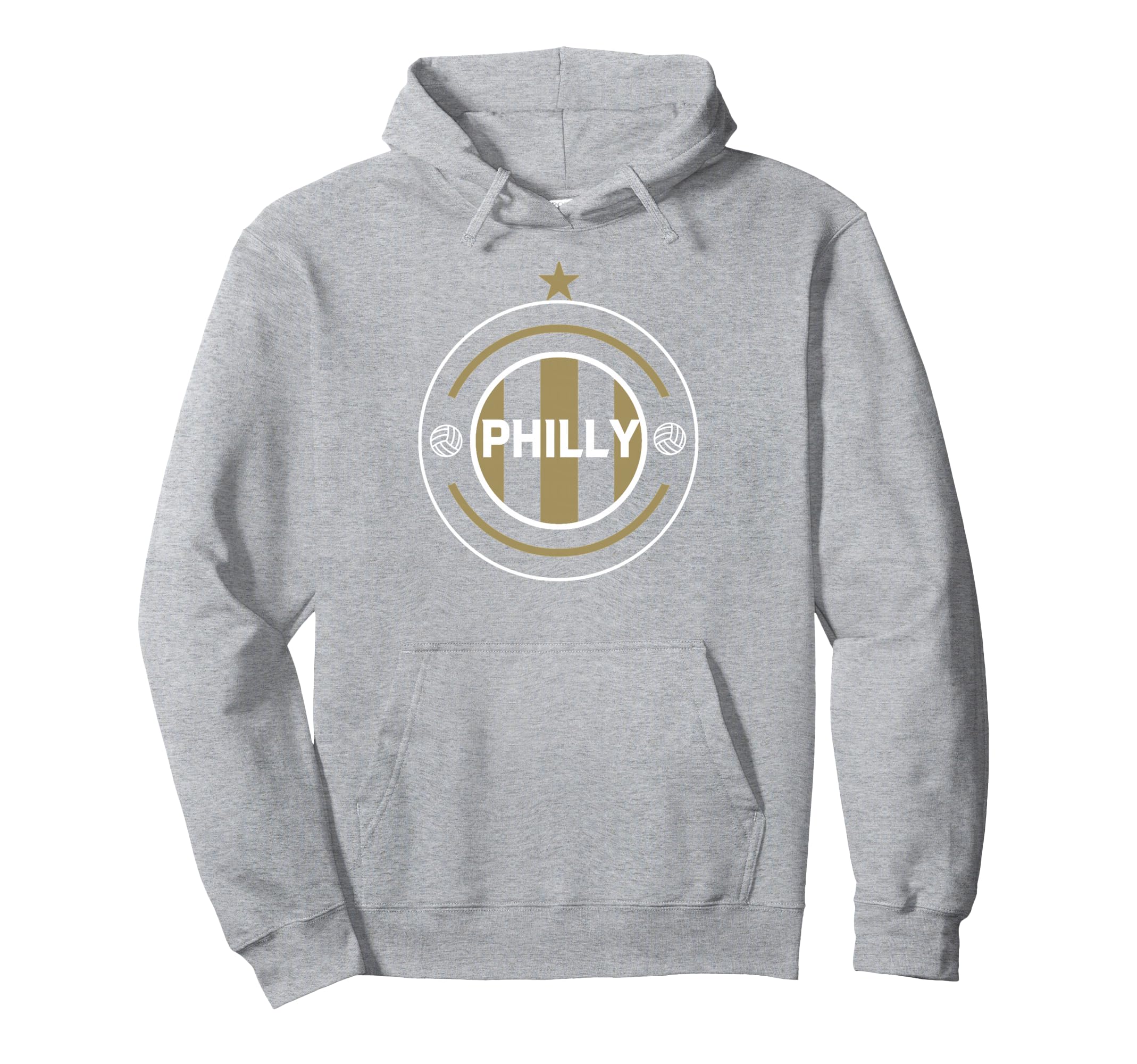 Philadelphia Soccer Jersey Crest Hoodie - Aesthetic Graphic Unisex - T-Shirt, Sweatshirt, Hoodie