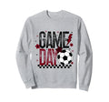 Game Day Soccer Team Season Maroon And Sweatshirt - Unique Graphic Unisex - T-Shirt, Sweatshirt, Hoodie