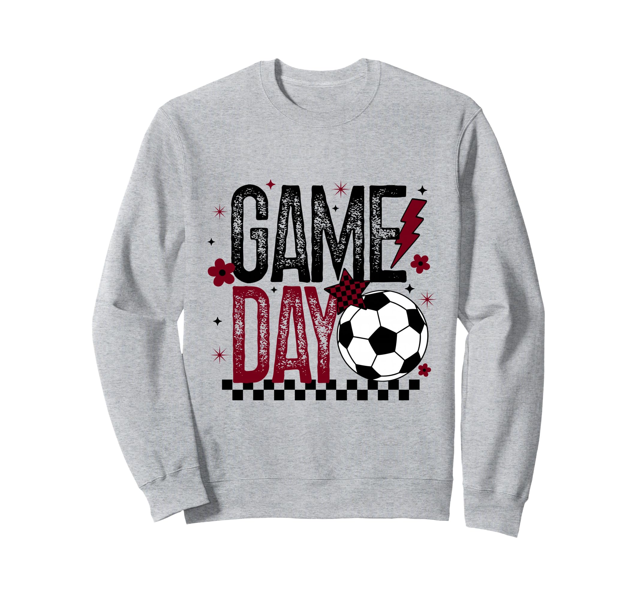 Game Day Soccer Team Season Maroon And Sweatshirt - Unique Graphic Unisex - T-Shirt, Sweatshirt, Hoodie