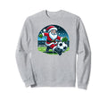 Santa Loves Soccer Sweatshirt - Graphic Print Men Women - T-Shirt, Sweatshirt, Hoodie
