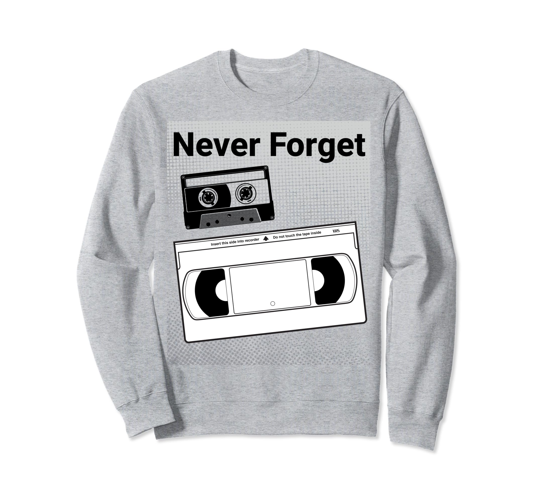90S 80S Audio And Video Cassette Tape Sweatshirt - Aesthetic Graphic Unisex - T-Shirt, Sweatshirt, Hoodie