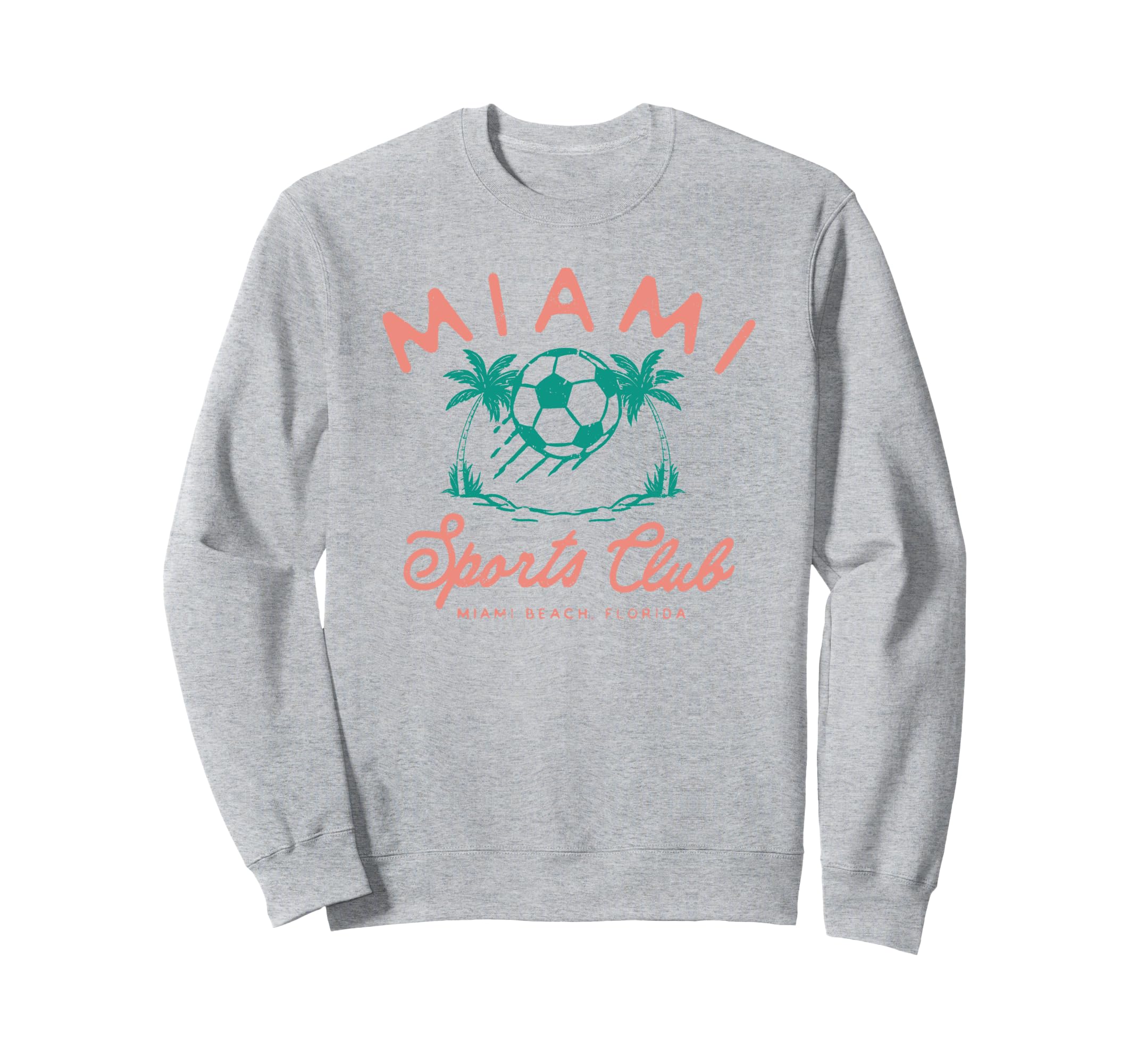 Trendy Miami Soccer Sports Club Sweatshirt - Minimalist Print Men Women - T-Shirt, Sweatshirt, Hoodie