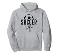 Soccer Wife Mom Player Coach Game Day Hoodie - Custom Art Print Unisex - T-Shirt, Sweatshirt, Hoodie