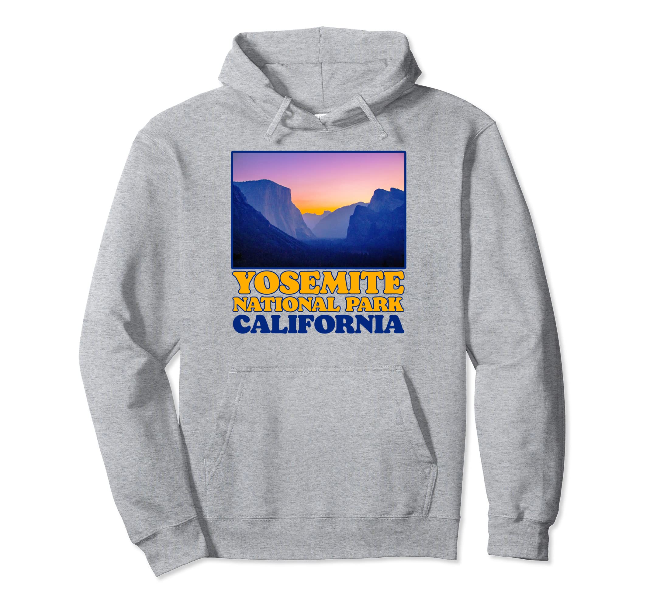 Yosemite Valley National Park Photo Hoodie - Unique Graphic Men Women - T-Shirt, Sweatshirt, Hoodie