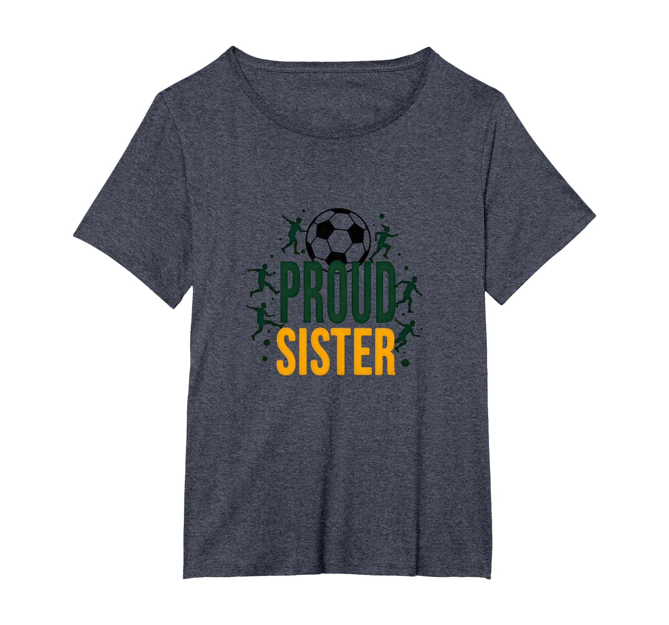 Proud Soccer Sister Sporty Family T-Shirt - Custom Art Print for Adults - T-Shirt, Sweatshirt, Hoodie