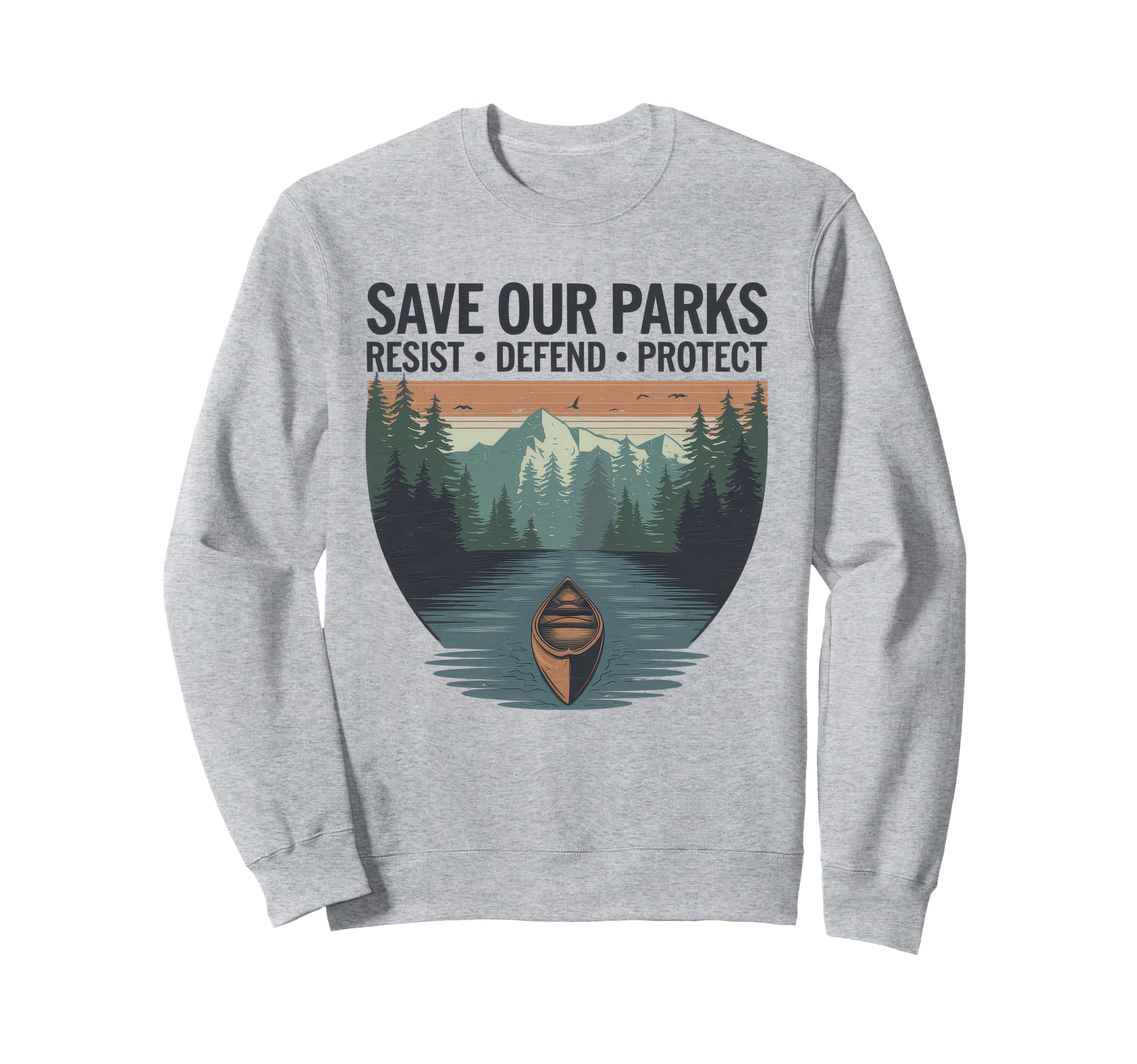 Save Our Parks Protect National Park Sweatshirt - Minimalist Print Unisex - T-Shirt, Sweatshirt, Hoodie